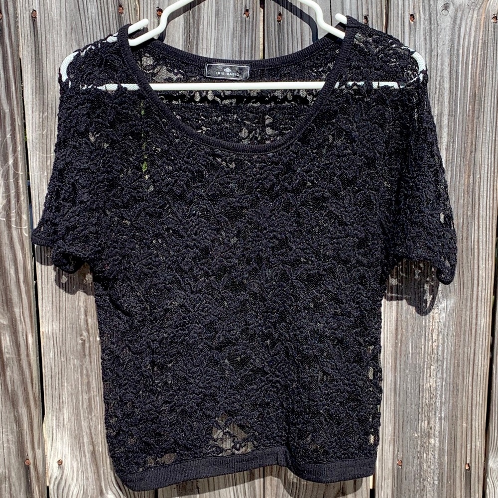 Black Lace Top